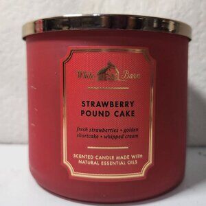 Bath and Body Works, Strawberry Pound Cake 3-Wick Candle - 14.5 oz
